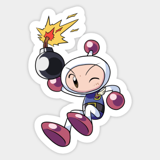 Shirobon from BOMBERMAN JETTERS 2 Sticker